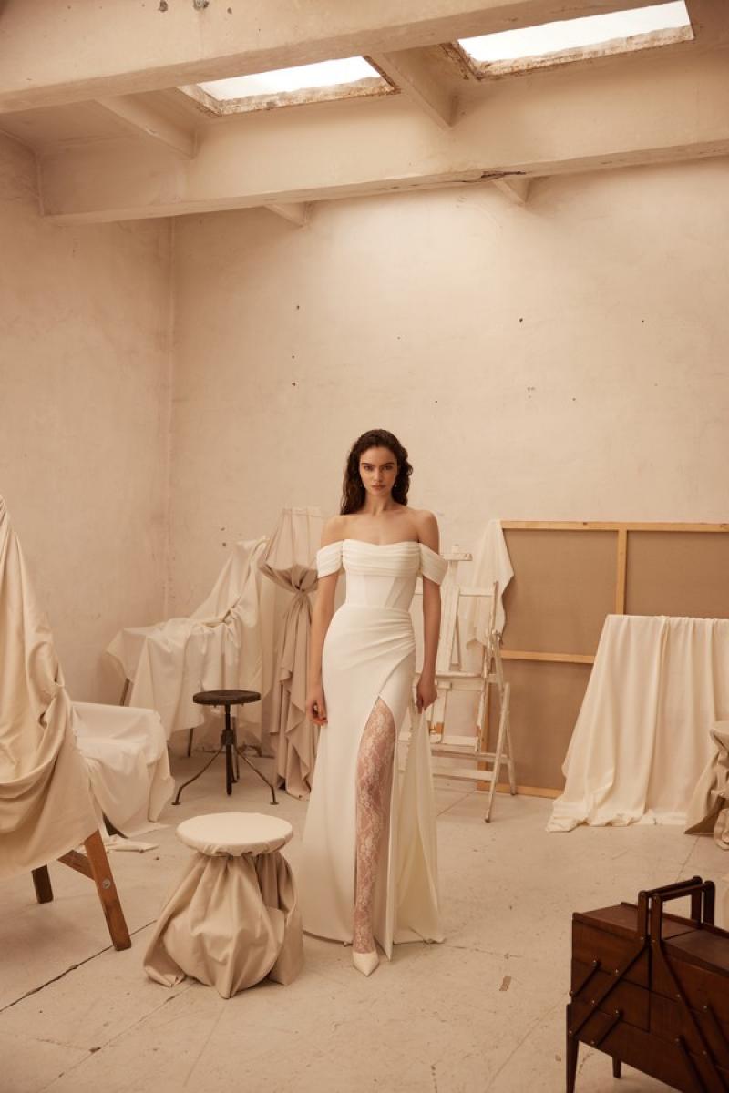 Dress & Sleeve Majeur Ivory
